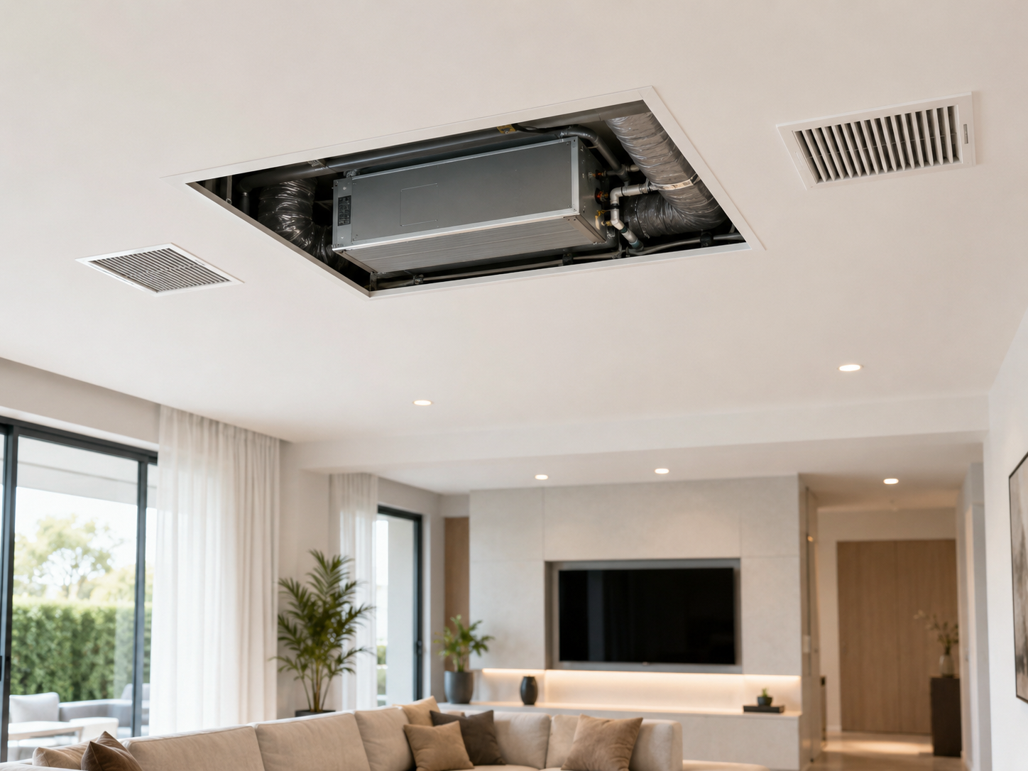 Máquinas de aire acondicionado por conductos para viviendas con preinstalación