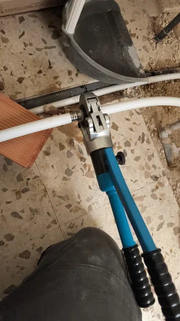 Fontanería multicapa en obra
